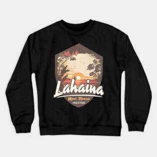 Lahaina Hawaii Maui Strong Support Crewneck Sweatshirt